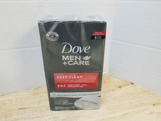 New dove soap 6 bars mens deep clean 
