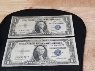 1935-E $1 silver certificate star notes