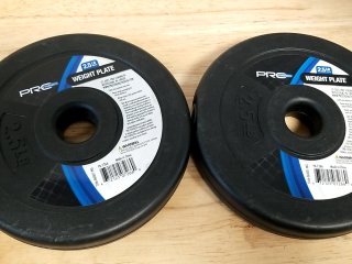New Pair of 2.5 lb Weight Plates