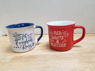 New 18 oz coffee mugs