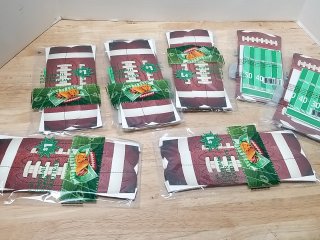 New Football Food Basket decor