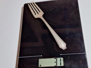 Marked Sterling Fork, 31 grams, 6.25 inch
