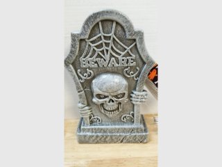 New Beware Tombstone Decoration