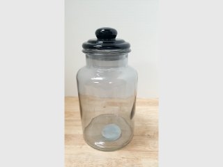 New Glass Storage Jar 10 inch tall 