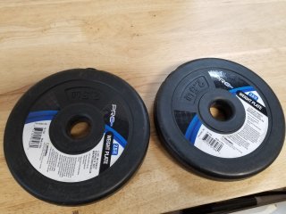 New Pair of 12 lb Weight Plates