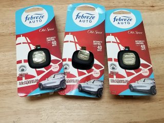 New Febreze Auto Old Spice Fresheners