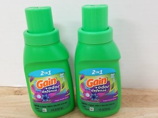 New Gain Odor Defense Detergent each 8 oz