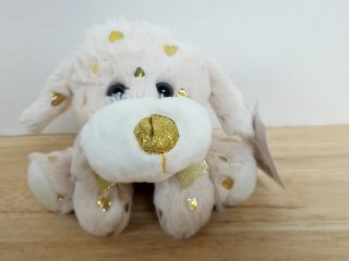 New Glittery Plush Puppy