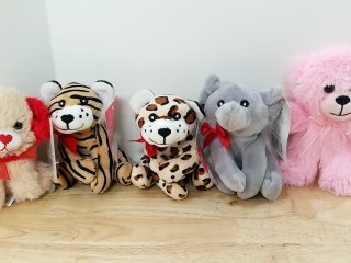 New Assorted Plush Animals, each approx 5 inch 