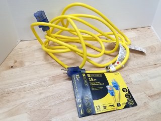 15ft Heavy Duty Extension Cord