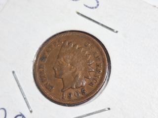 1905 Indianhead penny