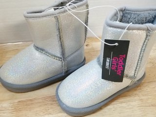 New Toddler Girls\' Glitter Boots