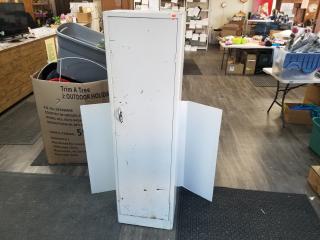Metal cabinet approx 64 by 18 by 12 inch 
