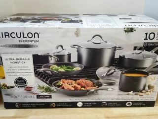 New Circulon 10pc Cookware Set