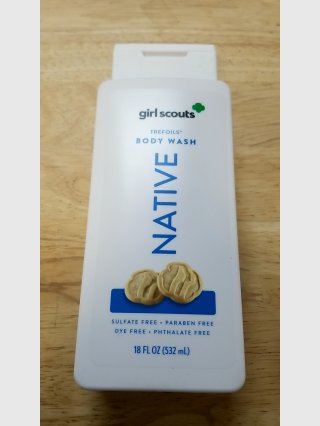 New Girl Scouts Trefoils Body Wash