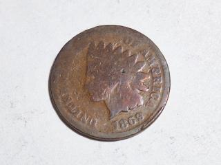 1869 Indianhead penny