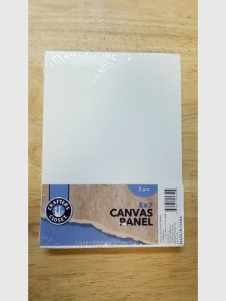 New Crafter\'s Closet 5x7 Canvas Panels