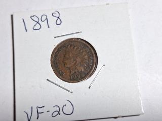 1898 Indianhead penny