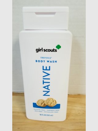 New Girl Scouts Trefoils Body Wash