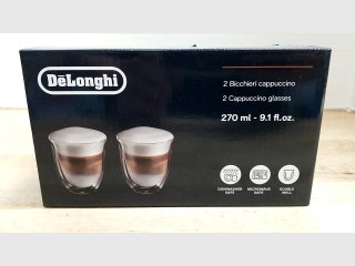 New DeLonghi Cappuccino Glasses