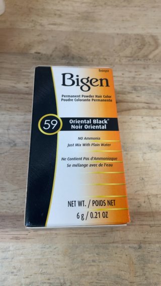 New Bigen Hair Color Oriental Black