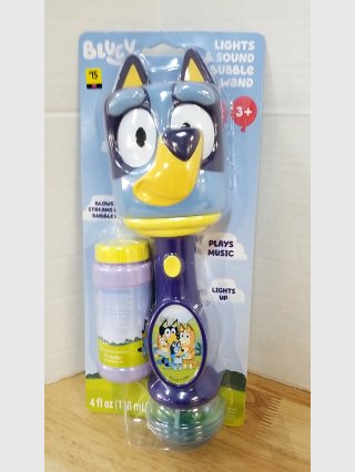 New Bluey Lights & Sound Bubble Wand