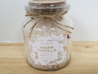 New Warm Vanilla Bath Salts