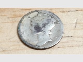 1917 Silver Mercury Dime
