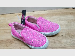 Pink Sparkly Slip-On Shoes Toddler girls size 7