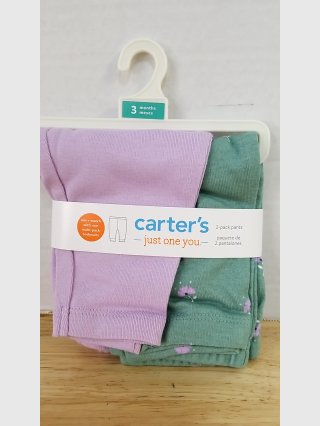 New Carter's 3-Pack Baby Pajamas size 3 months 