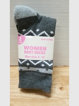 Women\'s Boot Socks 2-Pack