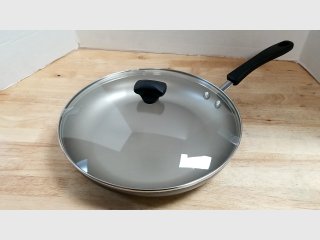 Stainless Steel Skillet with Lid, Farberware,  13 in