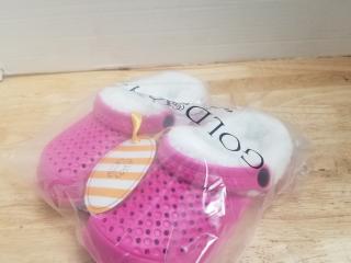 New fleece clogs size 11