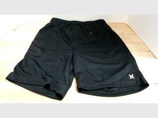 New Black Hurley Athletic Shorts, boys large 