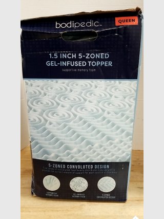 New Queen Gel-Infused Foam Topper