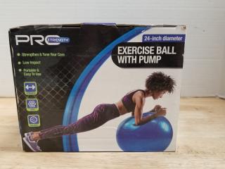 New exercise ball with pump 