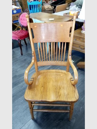 Vintage Wooden Armchair