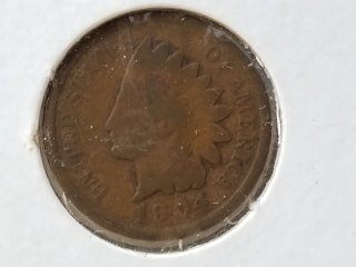 1904 Indianhead cent 