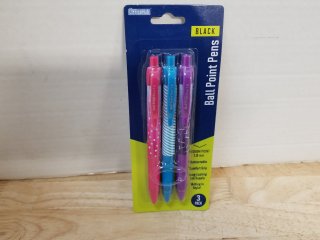 New 3-Pack Ballpoint Pens
