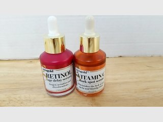 Retinol and Vitamin C Serums