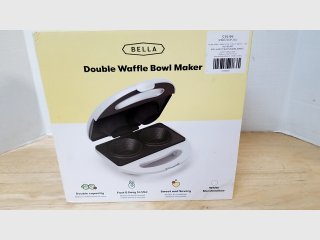 Bella Double Waffle Bowl Maker, never been used 