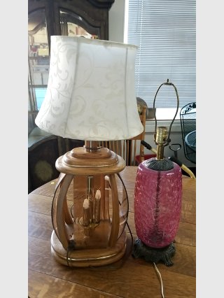 Vintage Table Lamps Pair