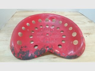 Vintage Red Tractor Seat