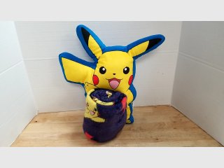New Pikachu Plush and Blanket Set
