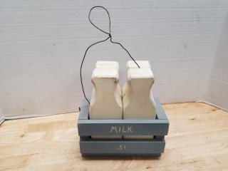 Wooden Mini Milk Crate Decor