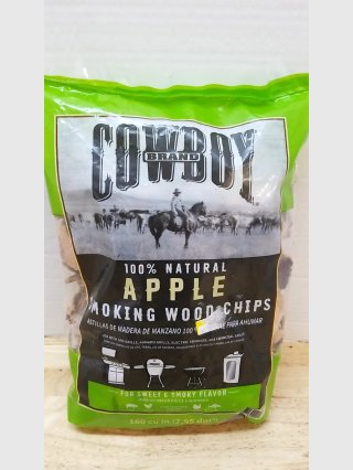 New Cowboy Brand Apple Smoking Wood Chips