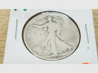 1917 Walking Liberty Silver Half Dollar