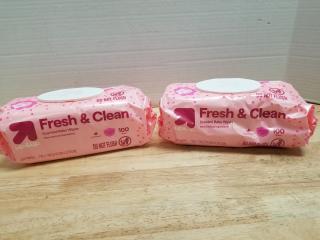 New scented baby wipes 100 in each