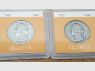 2 - 1932 Silver Washington quarters