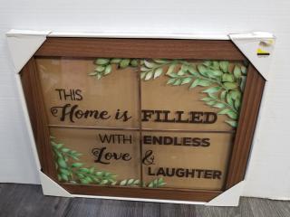 New wall hanging approx 22 by 18 inch 